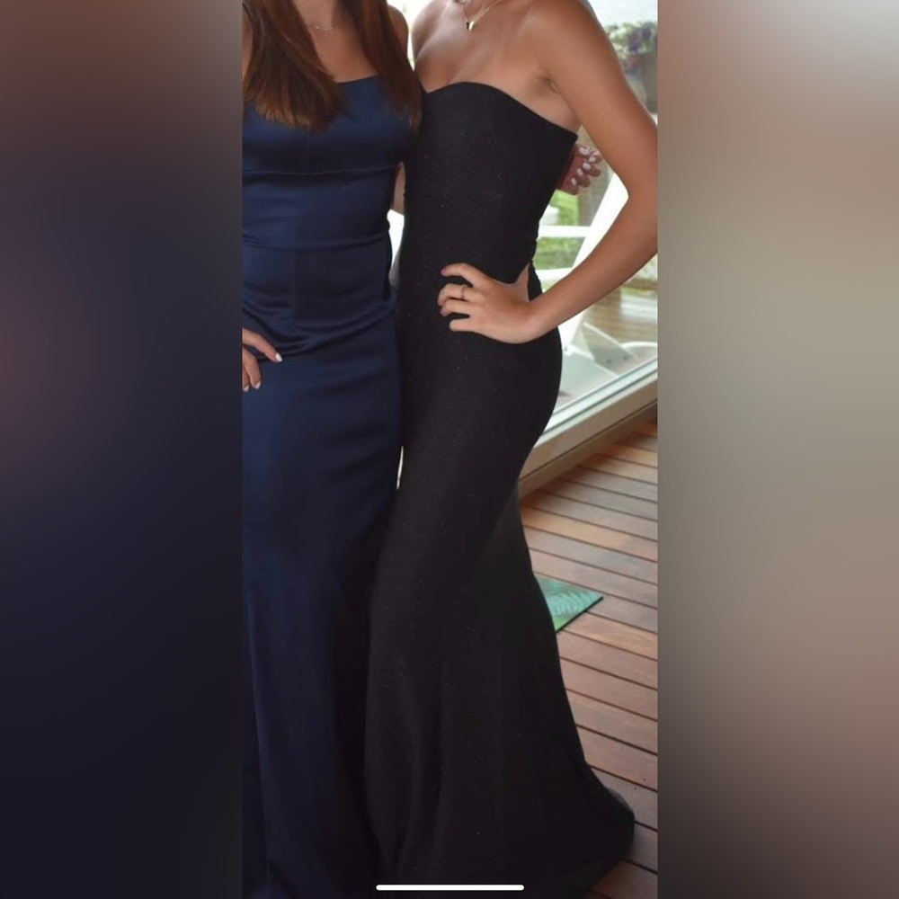 Black sparkly maxi dress